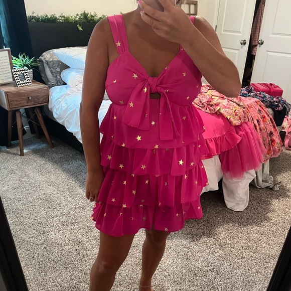 Buddy love pink star dress - Picture 2 of 4